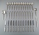 Hans Hansen 
silver cutlery 
number 16. 
Complete art 
deco dinner 
service for 
twelve people. 
Danish ...