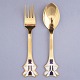 A. Michelsen 
christmas 
spoon.
Lin Utzon for 
A. Michelsen; A 
set with a 
christmas spoon 
and fork ...