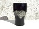 Glass vase with 
tin mount, 
Violet, 18cm 
high, 12cm 
diameter * Nice 
condition *