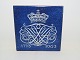 Aluminia - 
Royal 
Copenhagen 
Baca, blue tile 
"Danish Army 
Officer School 
250th jubilee 
...