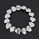 Hans Hansen; A bracelet of sterling silver, hearts