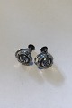 Georg Jensen Sterling Silver Ear Rings No 89 (Screws)