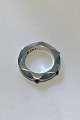 Georg Jensen Sterling Silver Mirror Ring No 261 Amethyst