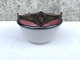 Candy bowl, 
Pink & white 
Opal glass, 7cm 
high, 13.5cm in 
diameter, Hank 
in silver 
plated brass * 
...