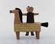 Rare 
Gustavsberg 
Studio hand, 
horse and man 
by Stig 
Lindberg, 
Swedish 
ceramist. Mid 
20th ...