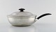 Just Andersen, 
Denmark. Rare 
art deco lidded 
pan in pewter 
with knob and 
handle in 
bakelite. ...