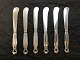 Georg Jensen , 
6 Butter 
Knifes.