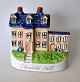 Stafforshire 
figure of 
"Stanfield 
Hall", ca. 
1850. England. 
Polychrome 
decorated 
faience. ...