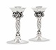 Pair of Georg Jensen Sterling Silver Grape Candlesticks No 263 A