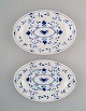 Bing & Grondahl / B&G, "Butterfly". Two early oval dishes in hand-painted 
porcelain. Early 20th century.
