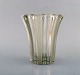 Pierre Gire 
(1901-1984), 
aka Pierre 
d'Avesn. Art 
deco vase in 
clear mouth 
blown art 
glass. ...