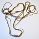 Sterling 
necklace, 20th 
century 
Denmark. 
Stamped: NO 
sterling. 
Length: 94 cm. 
Weight: 32 
grams.