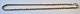 Sterling 
necklace. 20th 
century. 
Stamped: 925. 
Length: 52 cm. 
Weight: 24.9 
grams.