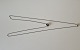 Georg Jensen 
Cave silver 
necklace
Stamp: GJ - 
925
Length 94 cm.