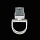 Boy Johansen. 
Sterling Silver 
Ring with 
Hematite - 
1960s.
Designed and 
crafted by 
Svend Erik ...