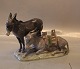 Royal 
Copenhagen 1486 
Donkeys - pair 
18 x 21 cm J.A. 
Heuch 1913 2nd  
In mint and 
nice condition