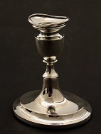 830 silver candlestick 12.5 cm. on oval base