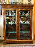 Mahogany display cabinet