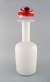 Otto Brauer for 
Holmegaard. 
Large vase / 
bottle in white 
...