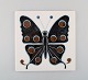 Bertil Lundgren 
for Rörstrand. 
"Gallery 2" 
wall plaque in 
glazed 
porcelain with 
butterfly. ...