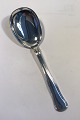 Cohr Silver Dobbeltriflet Old Danish Serving Spoon
