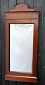 Mahogany mirror 
late empire - 
19th century 
Denmark. 100 x 
44 cm.