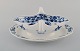 Antique Meissen "Blue Onion" sauce boat in hand-painted porcelain. Early 20th 
century.
