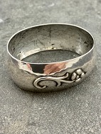 Art deco 830 silver napkin ring