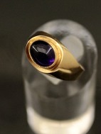 14 carat gold ring size 56 with amethyst