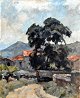 Henriques, 
Vilhelm (1894 - 
1966) Denmark: 
Scene from 
Collioure. 
France. Signed 
1932. Oil on 
...