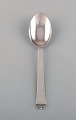 Georg Jensen Pyramid dessert spoon in sterling silver. Six pieces in stock.
