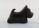 Lisa Larson for K-Studion / Gustavsberg. Scottish terrier in glazed ceramics. 
Late 20th century.
