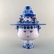 Large Bjørn Wiinblad, the blue house. Figure with lid in form of a hat by Bjorn 
Wiinblad. Danish design.
