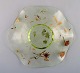 Emile Gallé, 
France. Antique 
bowl in 
mouth-blown art 
glass with 
hand-painted 
flower 
decorations ...