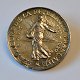 Coin brooch in 
silver, 1929. 
France. With 
portraits on 
the back of 
Clemenceau, 
Poincart and 
...