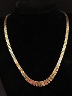 8 carat gold brick necklace
