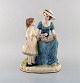 PAL, Spain. 
Large sculpture 
in glazed 
ceramics. 
Mother with 
daughter. 
1980's.
Measures 31 x 
21 ...