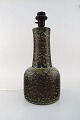 Töreboda, Sverige. Stor  retro lampe i glaseret keramik. Smuk spættet glasur i 
grønne nuancer. 1960/70