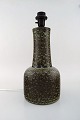 Töreboda, Sweden. Large retro lamp in glazed ceramics. Beautiful speckled glaze 
in green shades. 1960 / 70