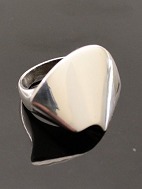 Georg Jensen Hans Hansen modern sterling silver ring size 52