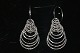 Super fancy 3D 
hang earrings 
in sterling 
silver.
Diameter 1.8 
cm.
Length 3.8 cm.
Brand new.