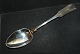 Dinner spoon Mussel Silver with engraved initials