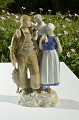 Bing & Grondahl 
porcelain, 
figurine no. 
2025. Fisher 
family, height 
32cm. 12 5/8 
inches. 1. ...