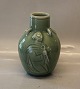 Royal Copenhagen Greenware 2966 RC Jar with motives: Petrus Gloria in Excelsis 
Deo 21 cm, Jais Nielsen
