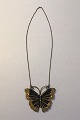 Royal 
Copenhagen 
Necklace with 
Porcelain 
Butterfly 
Measures 40 
cm(15 3/4 in)