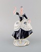 Royal Dux. Dancing woman in porcelain. 1940