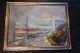 Painting made by Dea Enna
Oil on canvas, newframed
Motiv: Egernsund Havn (Egernsund harbour), Denmark
From 1995
66cm x 48cm incl. the frame
Signature: Dea Enna