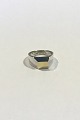 Georg Jensen / Hans Hansen Sterling Silver Ring with Gold