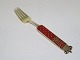 Anton Michelsen 
guilded 
sterling 
silver, 
commemorative 
fork from 1960.
The silver 
wedding of ...
