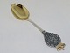 Peter Hertz 
guilded 
sterling 
silver, 
commemorative 
spoon from 
1992.
The silver 
wedding of ...